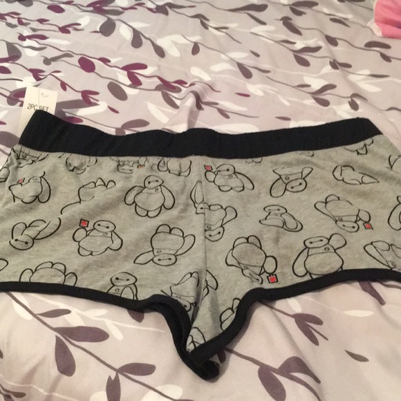 NEW Big Hero 6 Baymax Pajama Shorts - Picture 4 of 6